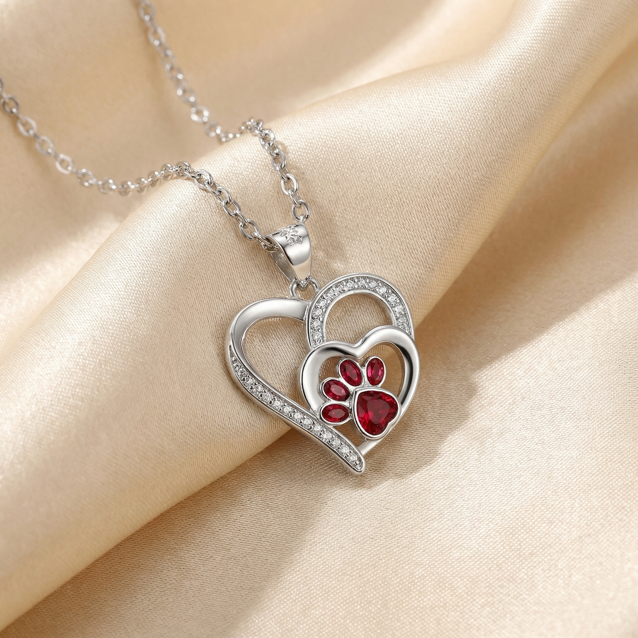 Cute Paw Print Necklace