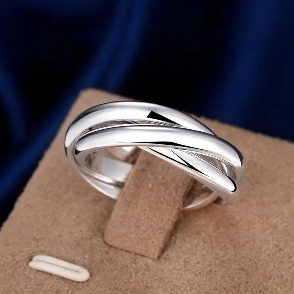 Romantic Sterling Silver Charm Ring