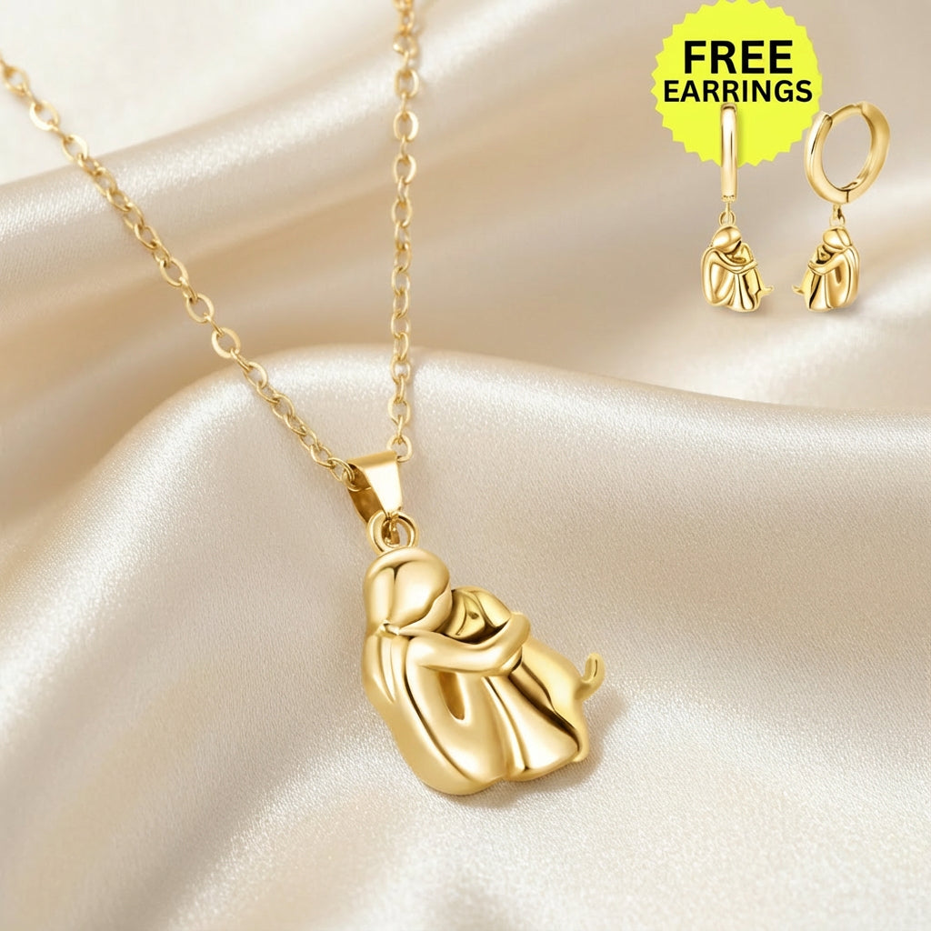 Limited time only! "Forever in Your Heart" Necklace Set + FREE Matching Earrings