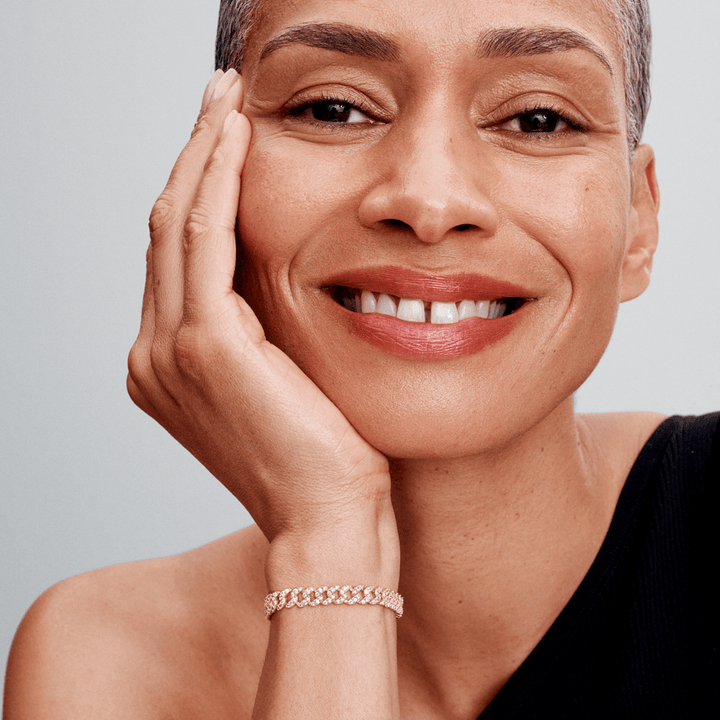 Timeless Pave Gold Cuban Bracelet