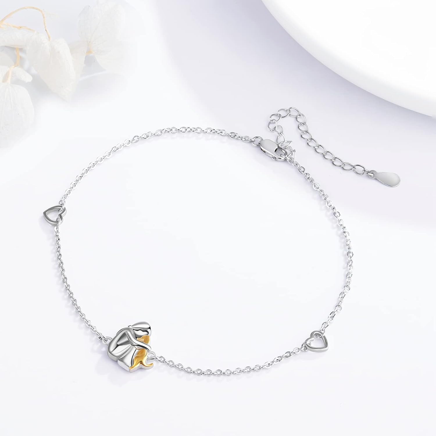 "Forever in Your Heart" Dog Hug Adjustable Luck Bracelet