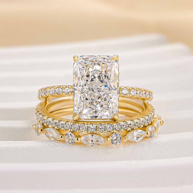 Timeless Jaily 3-Piece Gold Wedding Ring Set
