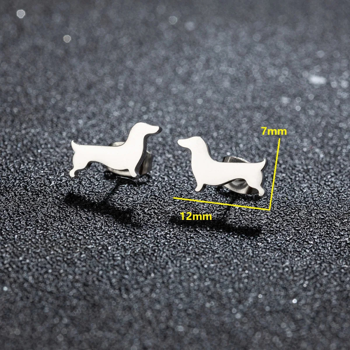 Dachshund Stud Earrings