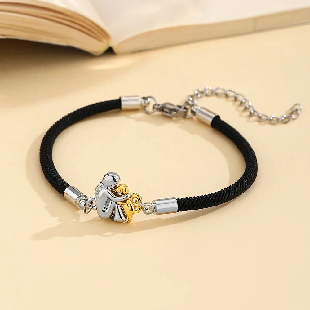 "Forever in Your Heart" Dog Hug Rope Bracelet