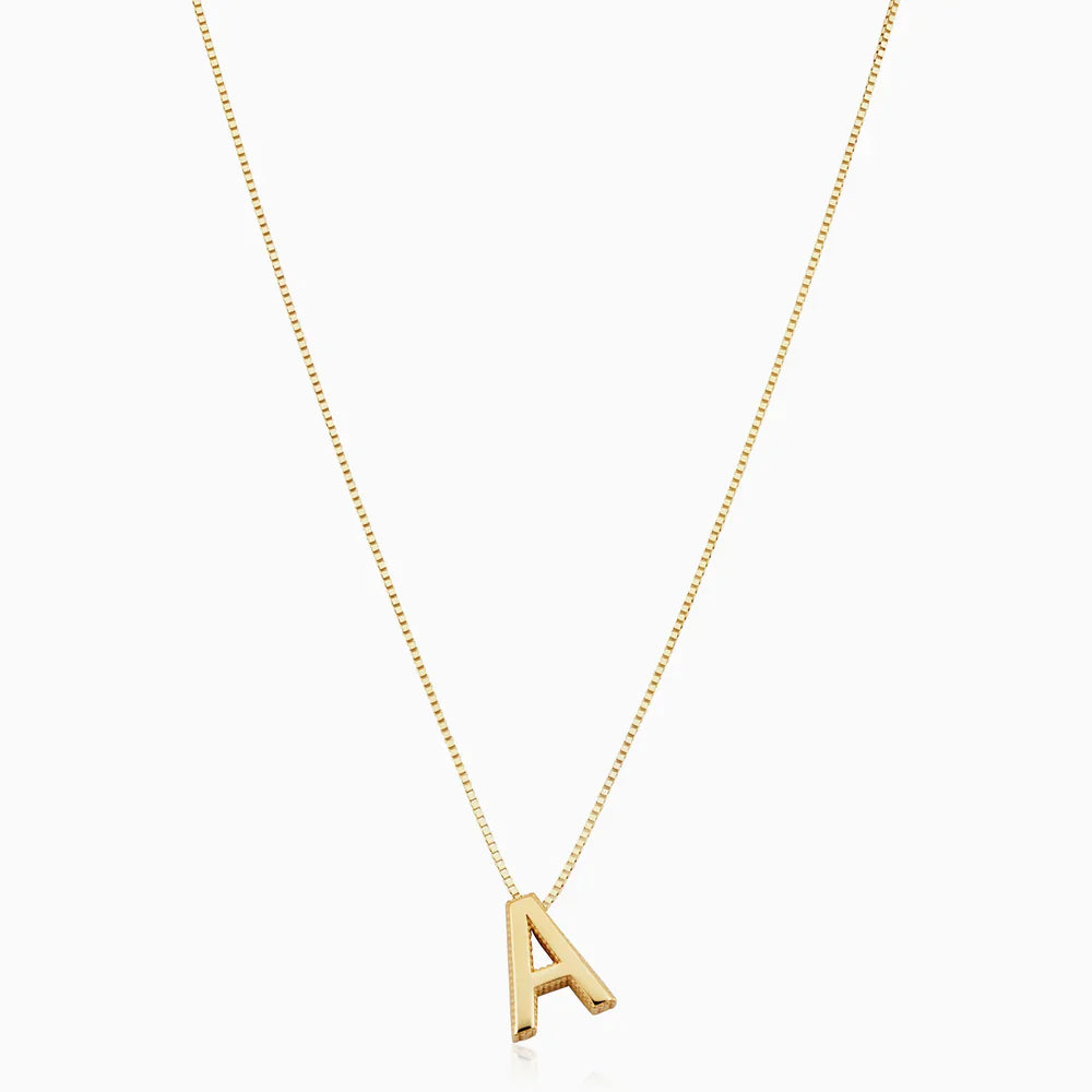 Chic Love Letter Gold Initial Necklace
