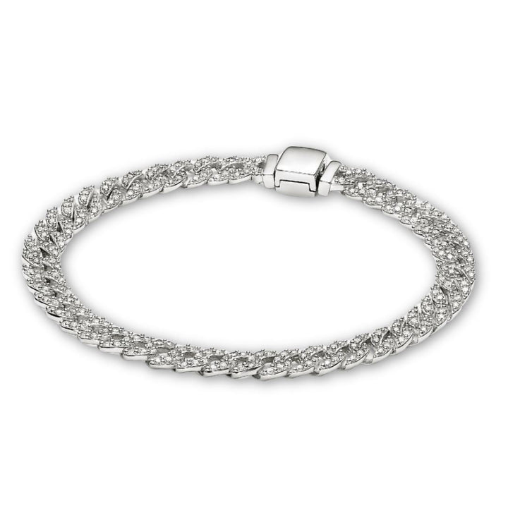 Timeless Pave Gold Cuban Bracelet