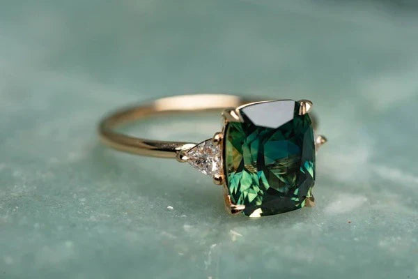 Vintage-Inspired Gemstone Gold Ring