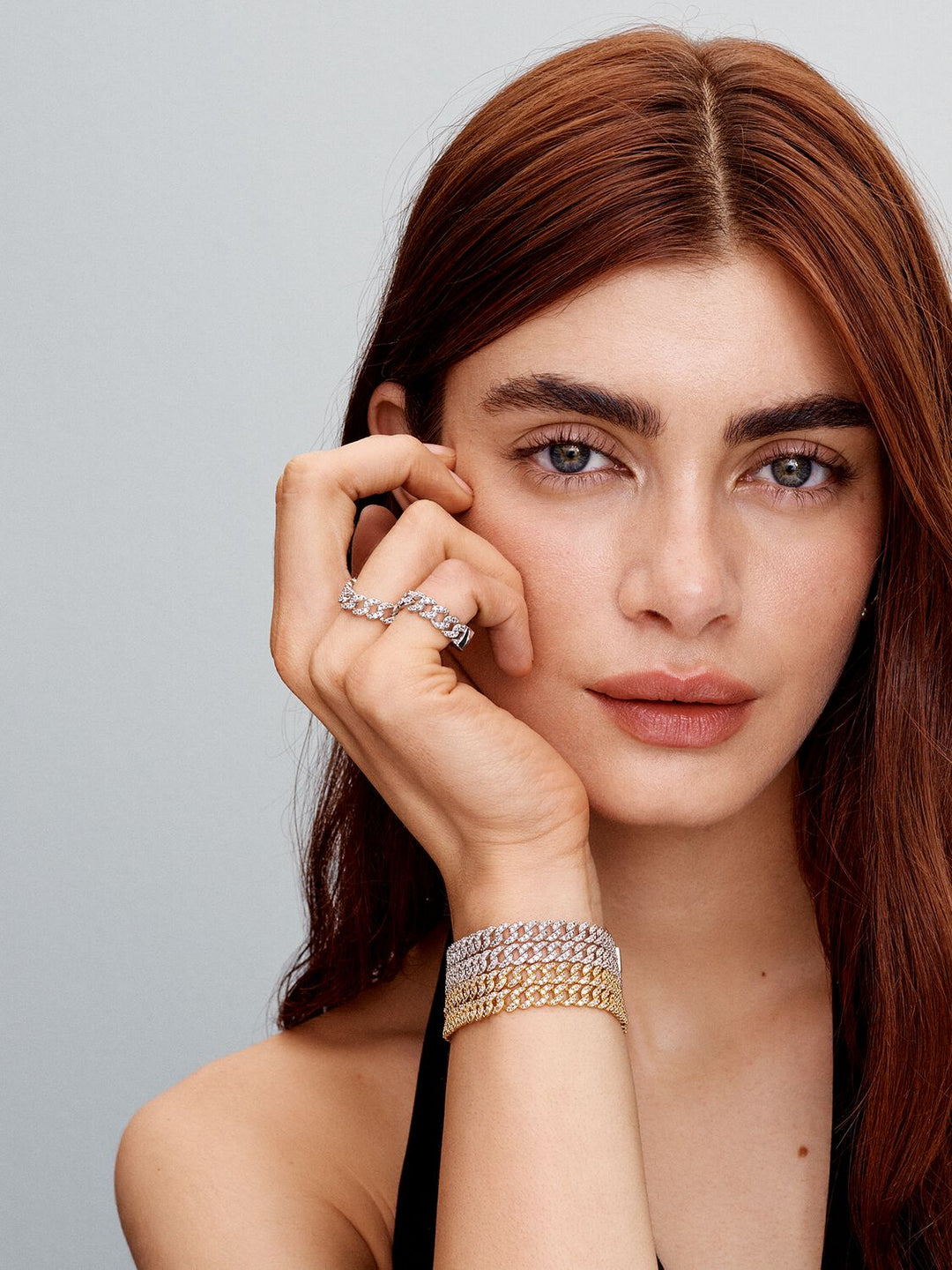 Timeless Pave Gold Cuban Bracelet