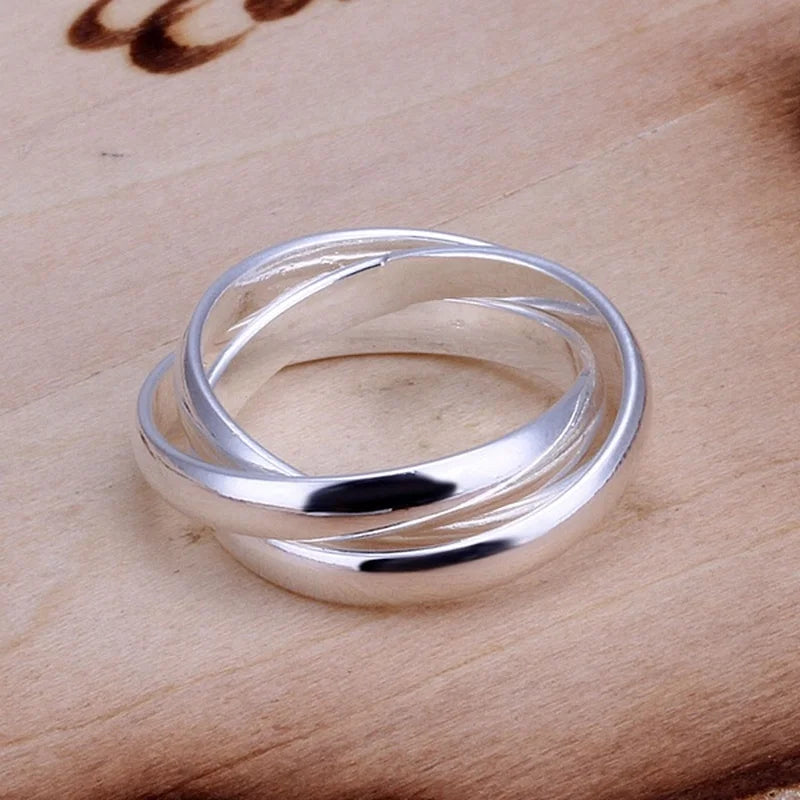 Romantic Sterling Silver Charm Ring