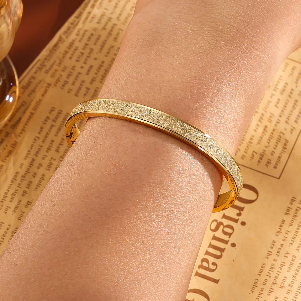Elegant Minimalist Gold Bangles